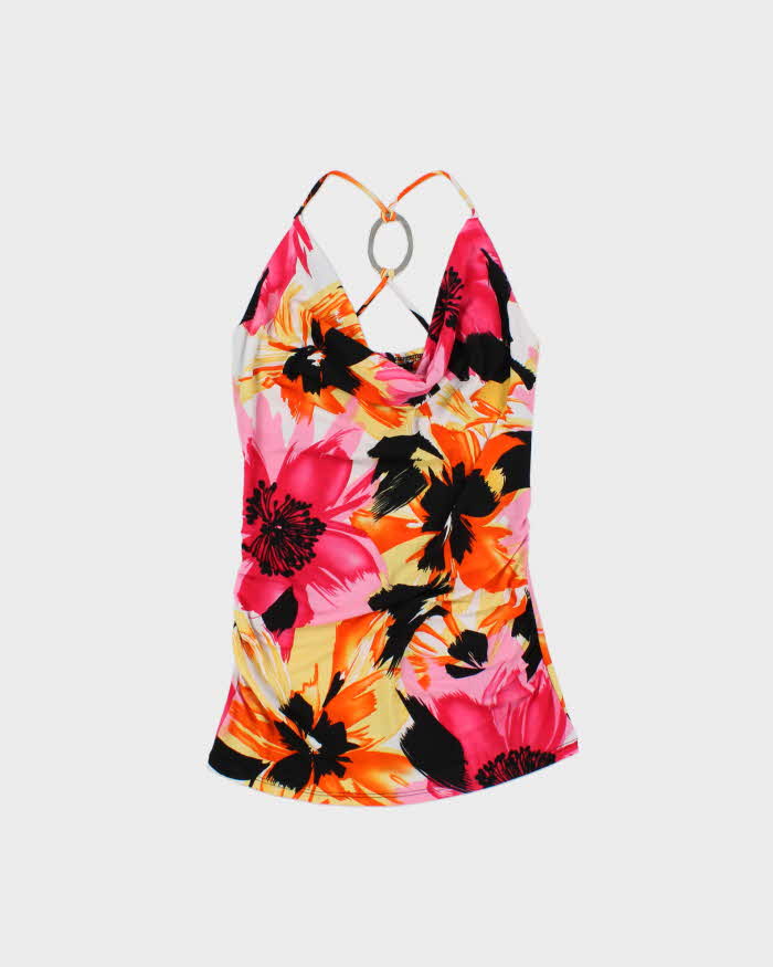 Vintage Y2k 2000s Ripe O Ring Cowl Neck Top - S