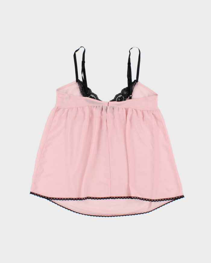 Vintage Y2k 2000s Victoria's Secret Mesh Flowy Cami Top - M