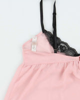 Vintage Y2k 2000s Victoria's Secret Mesh Flowy Cami Top - M