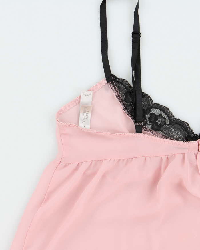 Vintage Y2k 2000s Victoria's Secret Mesh Flowy Cami Top - M