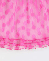 Vintage Y2k 2000s La Senza Polka Dot Mesh Halter Neck Top - M