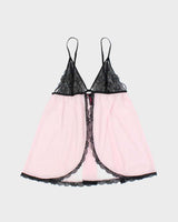 Vintage Y2k 2000s La Senza Mesh Clip Front Top - S