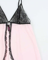 Vintage Y2k 2000s La Senza Mesh Clip Front Top - S