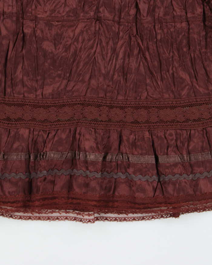 Vintage 1990s Ness Satin Crinkle Cami Top - S