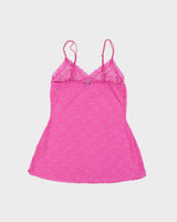 Vintage Y2k 2000s LA Senza Mesh Long Cami Top - S