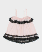 Vintage Y2k 2000s Victoria's Secret Baby Doll Mesh Top - M