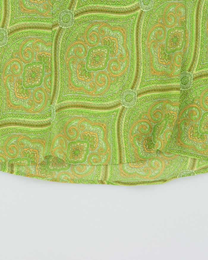 Vintage 1990s Mantles Cowl Neck Tie Shoulder Top - L