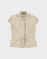 Vintage Y2k 2000s Tribal Cargo Style Blouse - M
