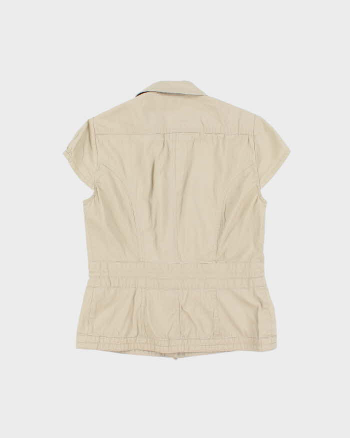 Vintage Y2k 2000s Tribal Cargo Style Blouse - M