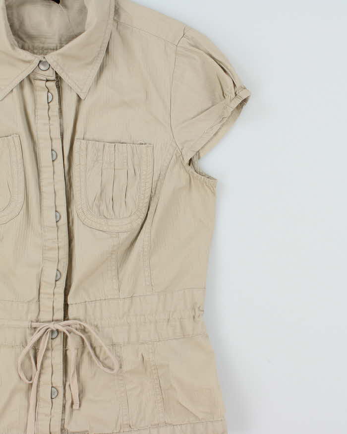 Vintage Y2k 2000s Tribal Cargo Style Blouse - M