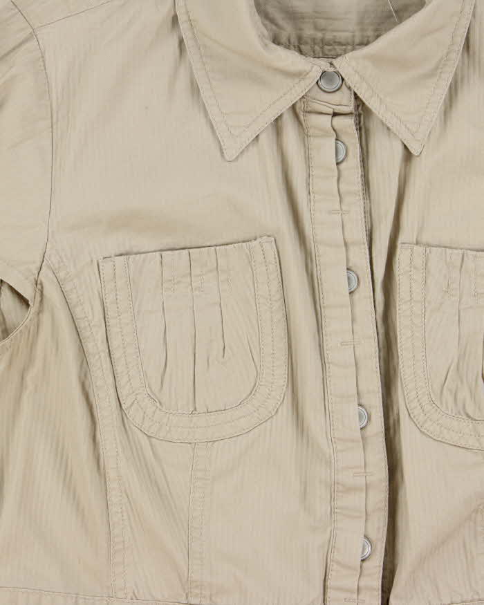 Vintage Y2k 2000s Tribal Cargo Style Blouse - M