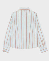 Vintage Y2k 2000s Just Cavalli Glittery Striped Blouse - L