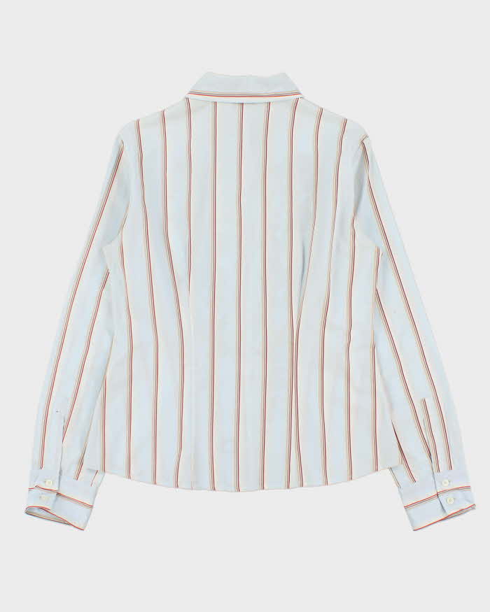 Vintage Y2k 2000s Just Cavalli Glittery Striped Blouse - L