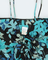 Vintage Y2k 2000s Suzy Floral Double Mesh Cami - M