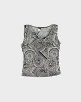 Vintage Y2k 2000s Whisper Sequin Cowl Neck Top - M