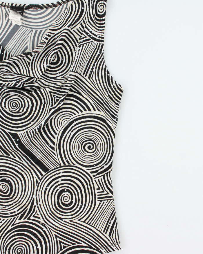 Vintage Y2k 2000s Whisper Sequin Cowl Neck Top - M