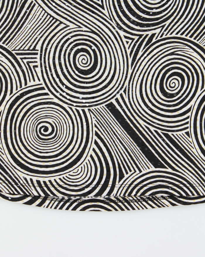 Vintage Y2k 2000s Whisper Sequin Cowl Neck Top - M