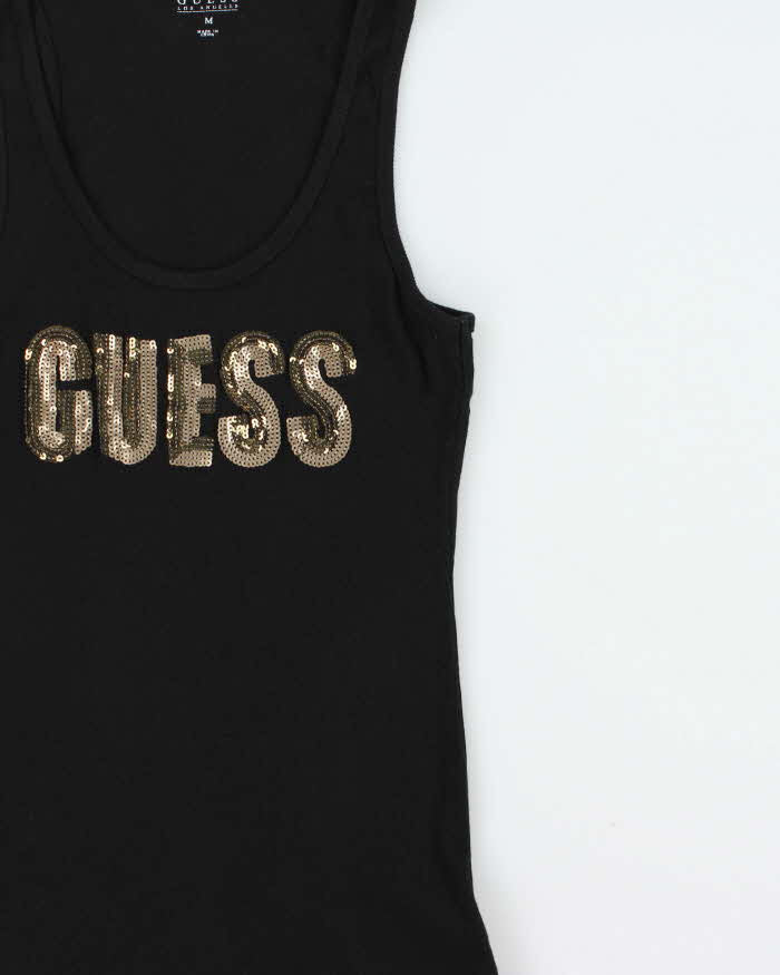 Vintage Y2k 2000s Guess Jeans Sequin Vest Top - M