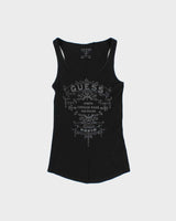Vintage Y2k 2000s Guess Jeans Rhinestone Vest Top - M