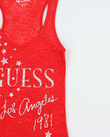 Vintage Y2k 2000s Guess Jeans Sheer Vest Top - XS