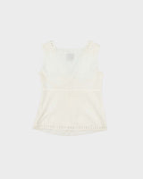 Vintage 2000s Calvin Klein Cotton Lace-up Top - XS
