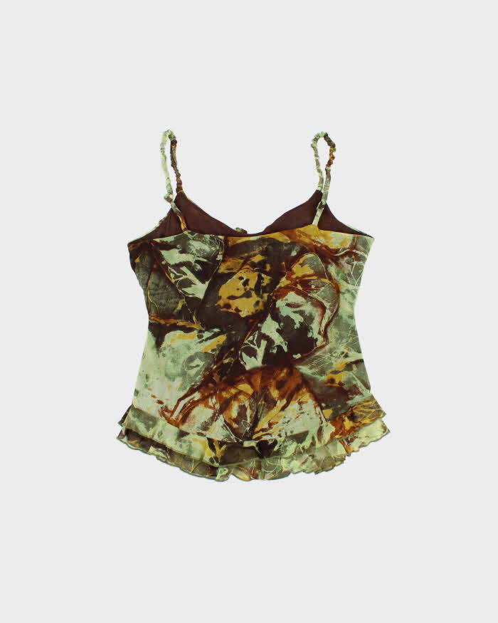 Vintage Y2k 2000s Danier Lined Mesh Top - M