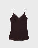 Vintage Y2k 2000s Poet Beaded Lined Mesh Cami Top - M