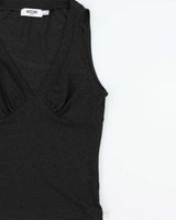 Vintage Y2k 2000s Moschino Jeans Sparkly Sheer Top - S
