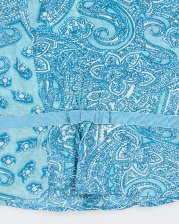 Vintage Y2k 2000s Thomo Paisley Pattern Blouse - M