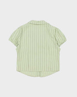 Vintage Y2k 2000s Valleygirl Striped Blouse - L
