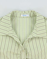 Vintage Y2k 2000s Valleygirl Striped Blouse - L