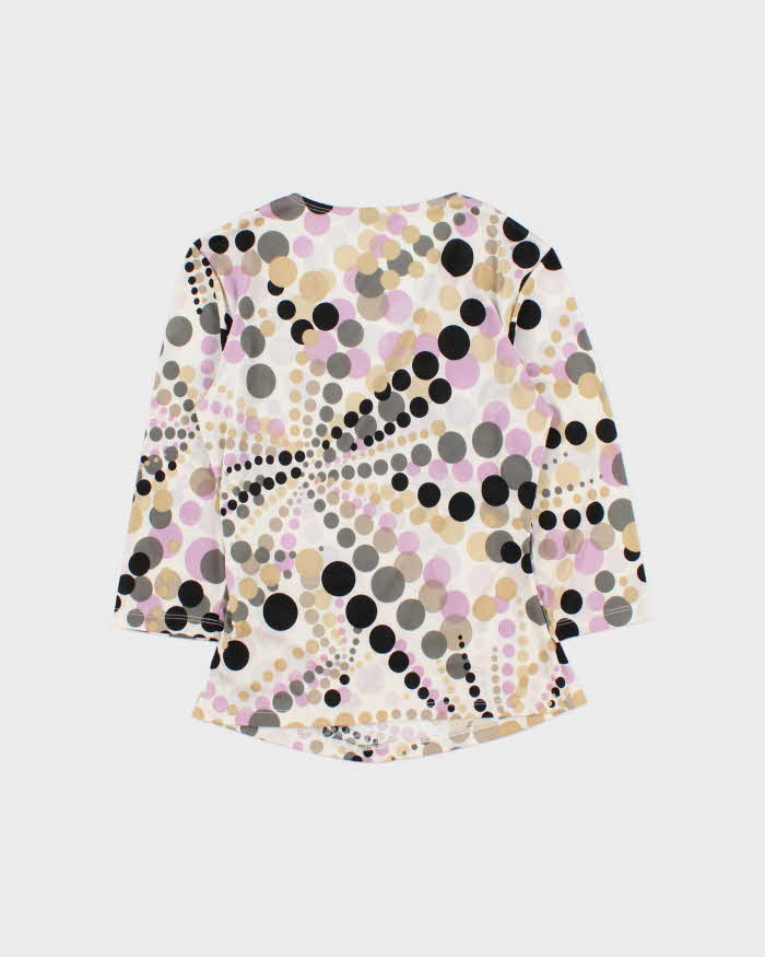 Vintage Y2k 2000s Laura Spotty Slinky Top - M