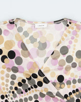 Vintage Y2k 2000s Laura Spotty Slinky Top - M