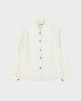 Vintage 1970s Wirona Semi Sheer Blouse - S