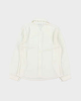 Vintage 1970s Wirona Semi Sheer Blouse - S