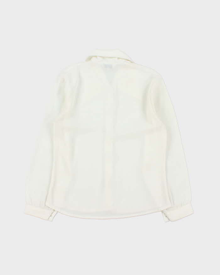 Vintage 1970s Wirona Semi Sheer Blouse - S