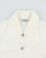 Vintage 1970s Wirona Semi Sheer Blouse - S