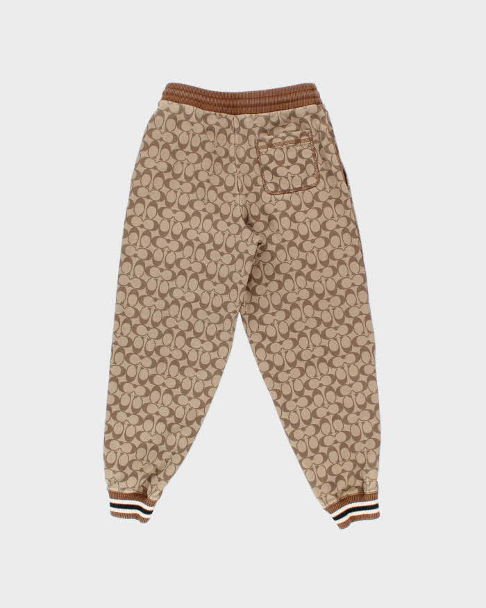 2021 Coach x Jennifer Lopez Signature Monogram Heavyweight Cotton Joggers - S