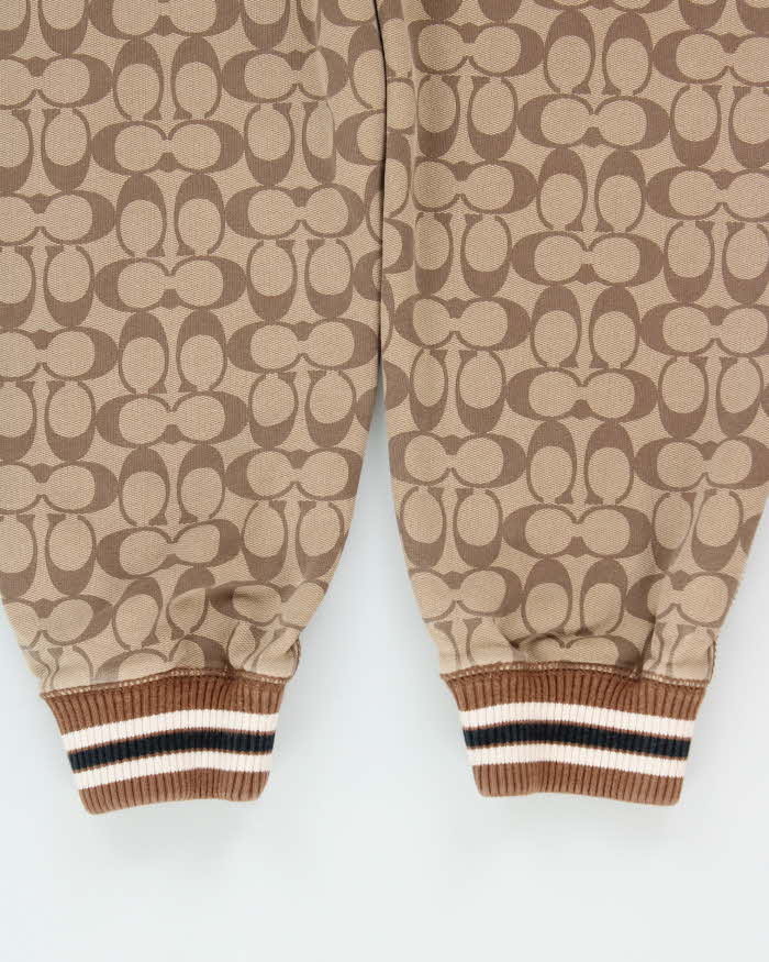 2021 Coach x Jennifer Lopez Signature Monogram Heavyweight Cotton Joggers - S