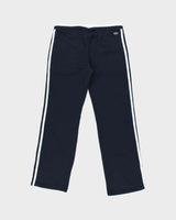 Vintage Y2K 00s Adidas Women's Climacool Low-Rise Soft Shell Bootcut Tracksuit Bottoms - L