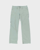 Vintage Y2K 00s Arc'teryx Women's Sage Green Low-Rise Bootcut Hiking Trousers - W30 L30
