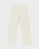 Rag &amp; Bone Women's Ivory Striped Linen Blend High Waisted Wide Leg Trousers - W28 L32