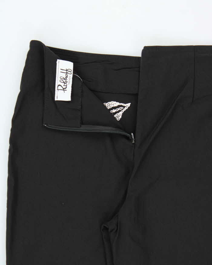 Vintage 1990s Joseph Ribkoff Embroidered Kick Flare Trousers - W30 L27