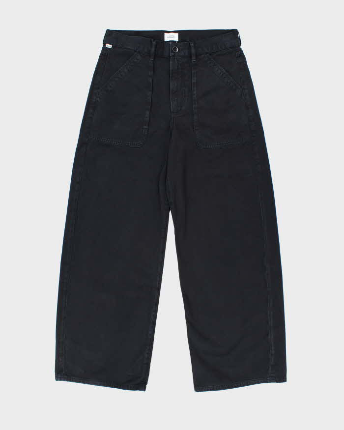 Citizens Of Humanity Women's High-Rise 'Ayla' Wide Leg Canvas Patch Pocket Trousers - W31 L30