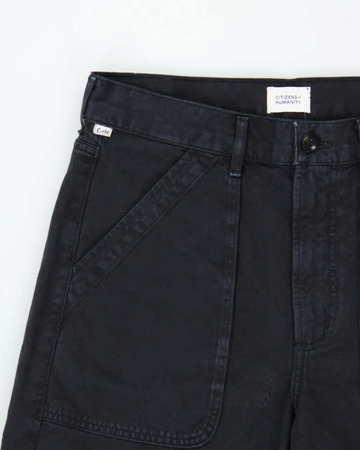 Citizens Of Humanity Women's High-Rise 'Ayla' Wide Leg Canvas Patch Pocket Trousers - W31 L30