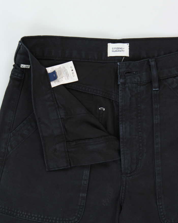Citizens Of Humanity Women's High-Rise 'Ayla' Wide Leg Canvas Patch Pocket Trousers - W31 L30