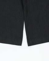 Madewell Women's Black 'The Harlow' Pleated Linen Ultra Wide Leg Trousers - W30 L27