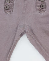 Vintage Y2K 00s Elevenses Heather Women's Low-Rise Linen Relaxed Flared Side Tab Drawstring Trousers - W28 L33 / M
