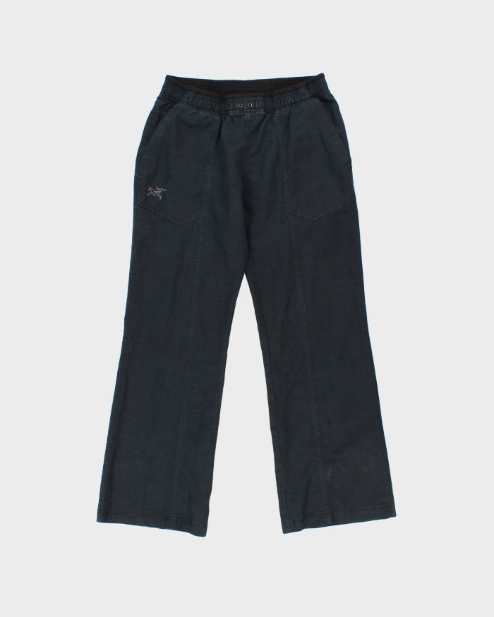 Vintage '11 Arc'teryx Women's Mid-Rise Linen Blend Bootcut Hiking Trousers - S