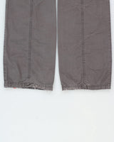 Vintage Y2K 00s EDC By Esprit Women's Low-Rise Canvas Bootcut Cargo Trousers - W29 L33